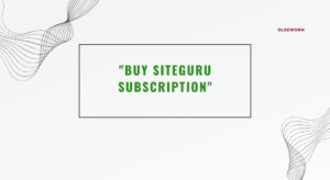 Buy a SiteGuru Subscription